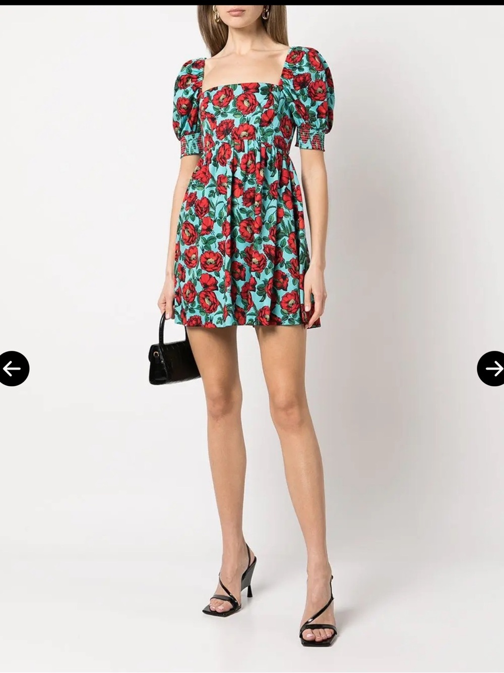 Alice & Olivia Reyna Floral-Print Minidress - Picture 1 of 10